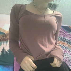 Long sleve purple shirt